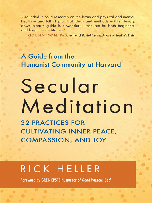 Cover image for Secular Meditation